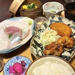 小樽食堂 - 日替わりランチ¥1210込(2026/9/下旬時点)