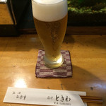 谷中ときわ - 生ビール（600円）