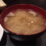 もち豚とんかつ たいよう - この豚汁も味わい深く旨い♪( ´▽｀)