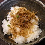 豆腐料理 松ヶ枝 - ちりめん山椒ご飯