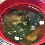 Sakari - セット内味噌汁