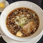 幸楽苑 - 料理写真:【限定】郡山ブラック+背脂+にんにく 650円