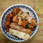 伊勢廣 - 焼鳥5本丼 ¥1,850