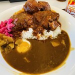 すき家 - 料理写真:ポークロックカレー・トリプル＋温玉