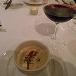 レストラン・フォレスト - 新ゴボウのスープ。＾q＾