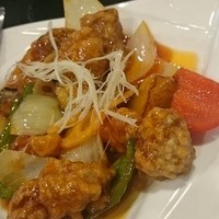雅苑酒家 本店 - ランチ：酢豚