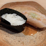 金寿司 - 201505 甘海老と海老みその塩辛