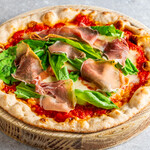 イタリア食堂 キャンティ ヴォーノ - 料理写真:プロシュート、ルーコラのマルゲリータ(生ハム、ルーコラのマルゲリータ)