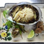 Salt-grilled Setouchi abalone