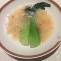 筑紫樓 銀座店 - ランチセットの蟹あんかけ野菜