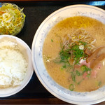 中華食堂 一番 - ラーメン定食（トンコツ）