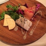 【ランチコース】前菜３種の盛り合わせ