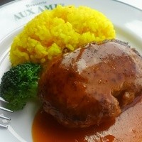 ブラッスリーオザミ 東京スカイツリータウン･ソラマチ店 - 特選牛のハンバーグ　バターライス添え