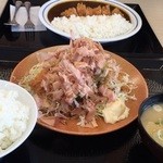 Katsuya - ☆シャキシャキ野菜とチキンカツ定食☆