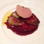 パリの朝市 池袋店 - フランス産フォアグラのソテーとコンフィ2種の調理シェフ風　【2015.05.28】