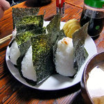 よし半 - 〆のおにぎり