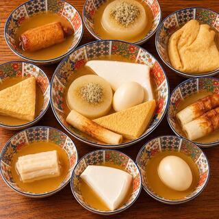 出汁染みおでんを心ゆくまで食べ放題！