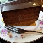 ペペル・モコ - 連れのチョコレートケーキ