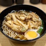 小諸そば - 料理写真:かき揚げそば 玉子付(590円)
