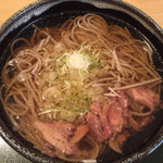 山形蕎麦　やま久 - 肉そば 冷 780円 2015年5月