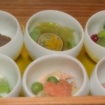 Ashiyayururi - 前菜六種盛り