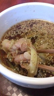 かなざわ - ねぎと豚肉と胡麻がたっぷり