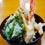 海鮮料理　丼や - 特上かに天丼