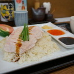 鳥めし 鳥藤 場内店 - 20150526 シンガポールチキンライス