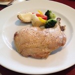 ホテルオークラ ガーデンテラス - ほろほろの若鶏のコンフィ