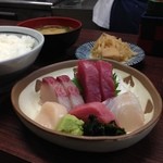 高はし - 20150529 刺身定食