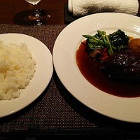 北新地 福多亭 The Ukai - 自家挽き和牛ハンバーグランチ