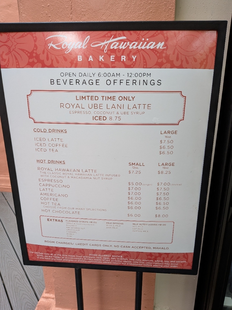 メニュー写真 : Royal Hawaiian Bakery （ロイヤル ハワイアン