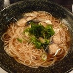 浜きゅう庵・武羅坊 - 武羅坊風 焼鯖そうめん ￥750　＊2011年2月