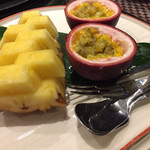 長堂屋 - パッションフルーツとパイナップル