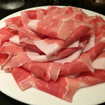 長堂屋 - しゃぶしゃぶのお肉2人前