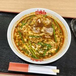 辛麺屋 桝元 - 料理写真:・元祖辛麺
(サイズ:レギュラー、辛さ:3、麺:韓国麺、ニンニク:あり)
・なんこつ