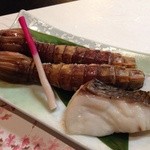 はた善 - ガサエビ,真鯛粕漬け焼き