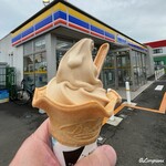 ミニストップ - 料理写真:和栗のソフトクリーム