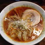 長町ラーメン - スーラーワンタン麺辛味マシ