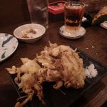 豆モヤシのかき揚げ