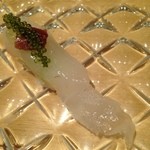 たつみ寿司 - 鯛 アンチョビと海ぶどう