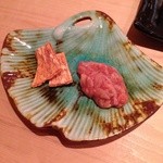 松もと - Ｈ27.5 バチコと鯛の酒盗