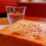 酒の大桝 wine & beer Daimasu Bar - クロックムッシュ480円(モーニング)