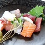 しょくらく宗 小三 - 2014年8月　だしつく定食のお造り