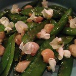 サーモンアンドトラウト - 貝柱、えんどう、藤の花