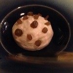 サーモンアンドトラウト - デザート　ヨーグルトのエスプーマ　ふき