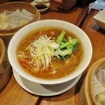 鼎泰豐 - 再々訪：ずわい蟹入りフカヒレあんかけ麺