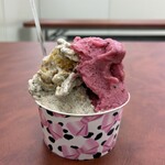 ジェラートトリノ - 料理写真:ほうじ茶ティラミス・ローズマリーベリー
