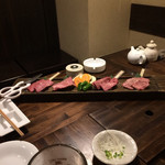 飛騨牛一頭買い 焼肉・かんかこ - 飛騨牛やわらか盛り