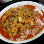 ＳＨＩＮ - 2015.05の限定、ピーナッツ担担麺でニャンコ飯